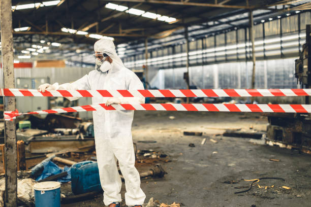 Professional Biohazard technician working in Elgin, TX